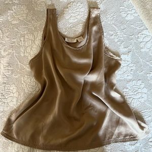 Vintage Victoria Secret Gold Label Silk Lingerie Camisole Tank